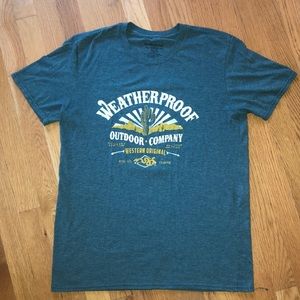 Weatherproof Vintage Green Graphic Tee